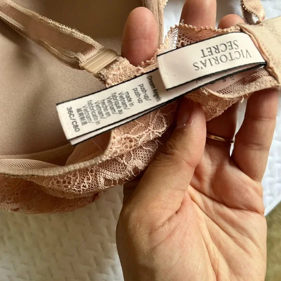 Victoria Secret Dream Angels Bra Set - Teal and Tan - Picture 3 of 4